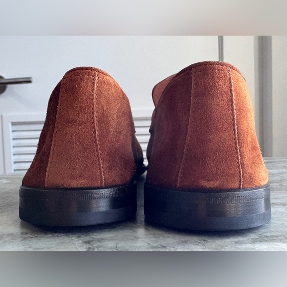 Ermenegildo Zegna L\'Asola Brown Flex Loafers Slippers Shoes 8 / US 9 Moc main image 10